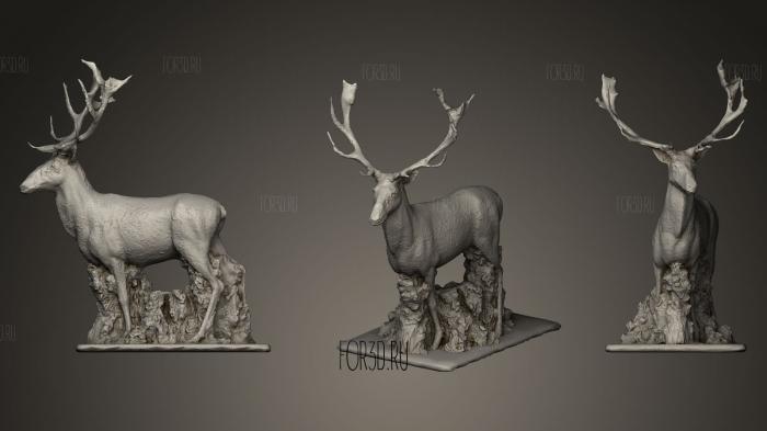 Le Cerf Miracle stl model for CNC